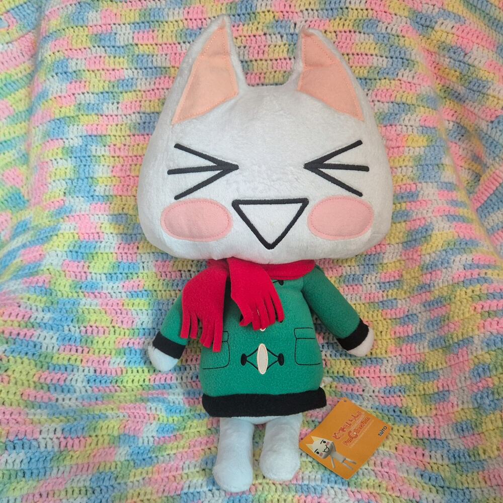 Vintage 2006 Toro Inoue Doko Demo Issyo Plush 22" Taito Sony Tagged Japan